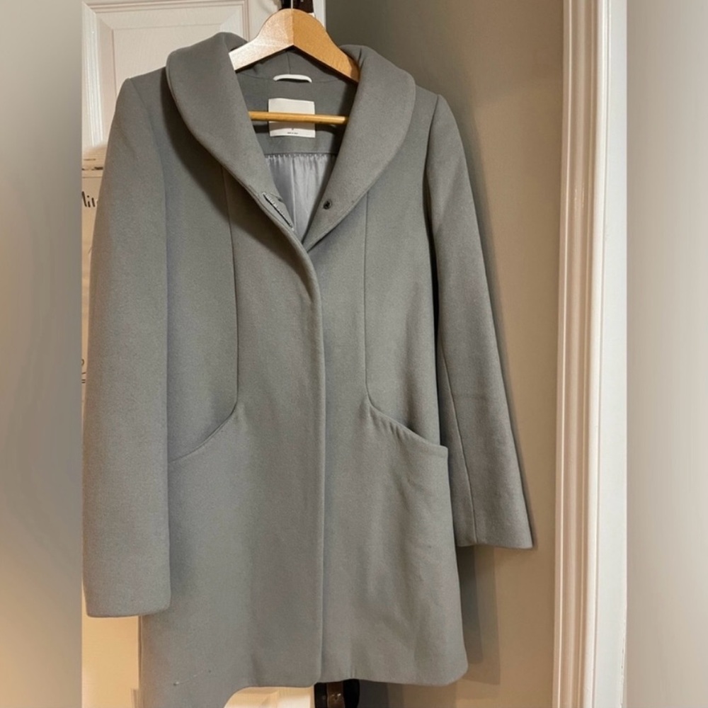 Wilfred Classic Gray Pea Coat